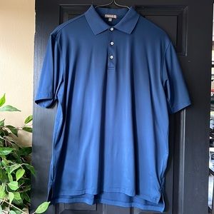 Peter Millar Southern Comfort blue button up shirt